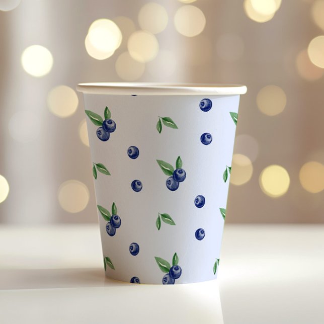 Vasos De Papel Berry azul acuoso (Subido por el creador)