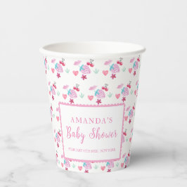Vasos De Papel Berry dulce dulce rosa Valentine Baby Shower