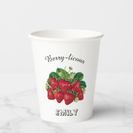 Vasos De Papel Berry-licous