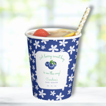 Berry Sweet Baby Boy Shower Blueberry