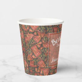 Vasos De Papel Berry Sweet Baby Shower Paper Cups - Fresas
