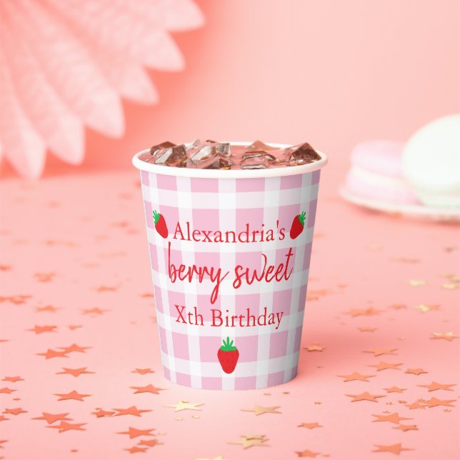 Vasos De Papel Berry Sweet Birthday (in situ)