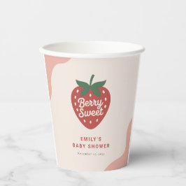 Vasos De Papel Berry Sweet Cute Baby Shower