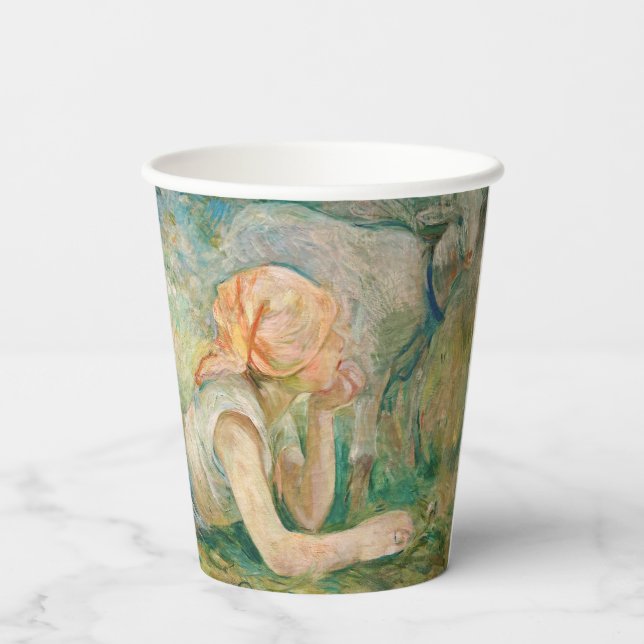 Vasos De Papel Berthe Morisot - Pastores descansando (Reverso )