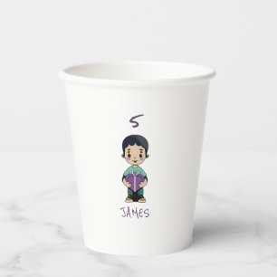 Vasos De Papel Beso de chico lindo