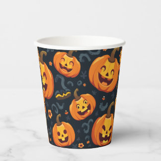 Vasos De Papel beso de jack o'lantern
