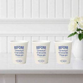 Vasos De Papel Biblia contra Baby Shower Jeremiah Christian Moder