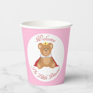 Vasos De Papel Bienvenidos A La Pequeña Copa De Papel Princesa