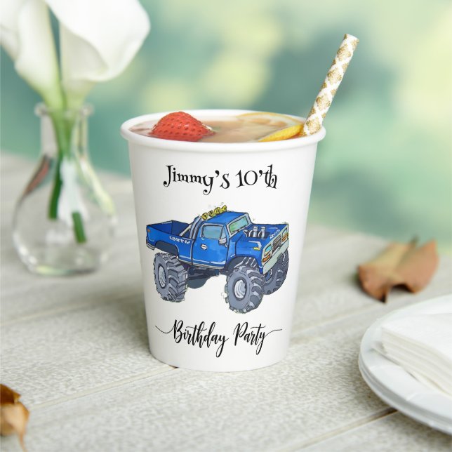 Vasos De Papel Big pickup truck (in situ)