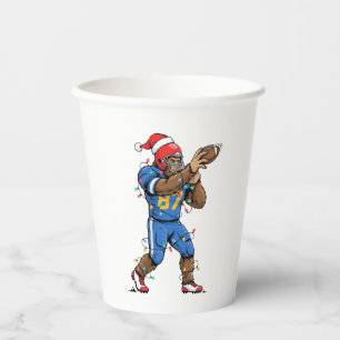 Vasos De Papel Bigfoot Sasquatch Fútbol Navidad 2026 Fiesta 