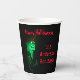 Vasos De Papel Biker Billy Halloween Skeleton