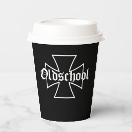 Vasos De Papel Biker Motorrad Eisernes Kreuz Oldschool Chopper