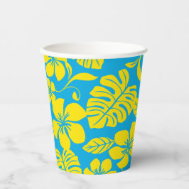 VASOS DE PAPEL BIKINI ROSA (AZUL/AMARILLO)