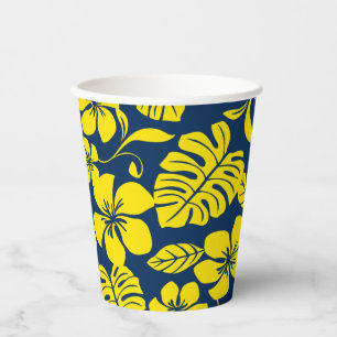 VASOS DE PAPEL BIKINI ROSA (AZUL/YAMARILLO)