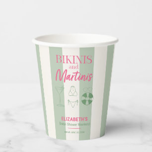 Vasos De Papel Bikinis y Martinis Regalo de fin de semana de Desp
