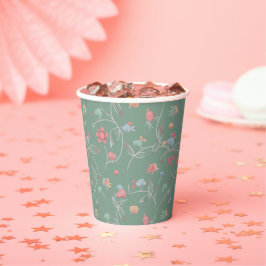 Vasos De Papel Birdie Green tazas de papel para un buen fiesta