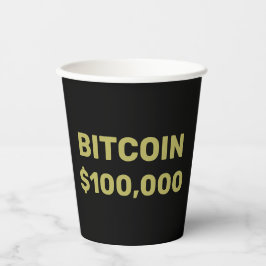 Vasos De Papel Bitcoin 100000 Celebración