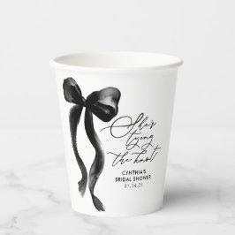 Vasos De Papel Black Bow está organizando una fiesta de regalos p