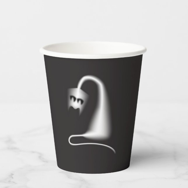 Vasos De Papel Black ghost cat (Anverso)
