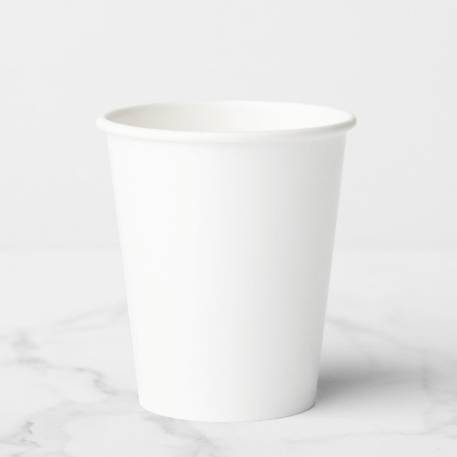 Vasos De Papel Blanco (Anverso)