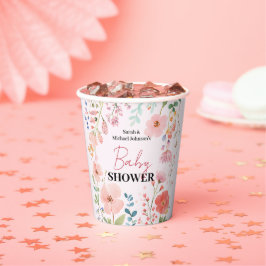 Vasos De Papel Blogging Path Baby Shower