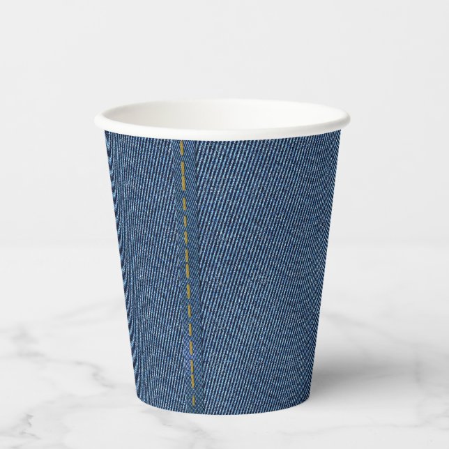 VASOS DE PAPEL BLUE DENIM (Anverso)
