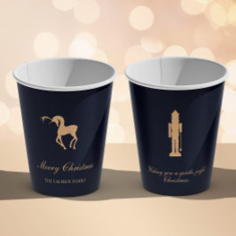 Vasos De Papel Blue elegant Nutcracker personalized cup