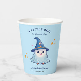 Vasos De Papel Blue Halloween Un Pequeño Boo Baby Shower
