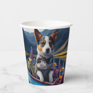Vasos De Papel Blue Heeler on a Paddle: Una aventura panorámica