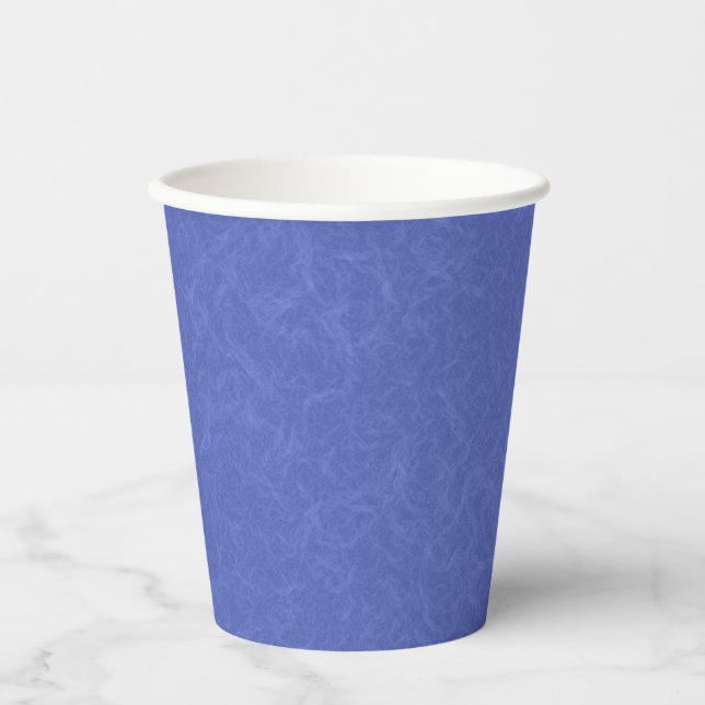 Vasos De Papel Blue textured pattern with swirling cloud (Anverso)
