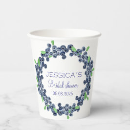 Vasos De Papel Blueberries Fruits Blueberry Bridal Shower Fiesta