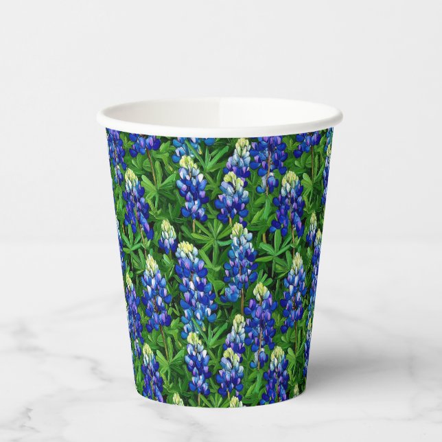 Vasos De Papel Bluebonnets (Izquierda)