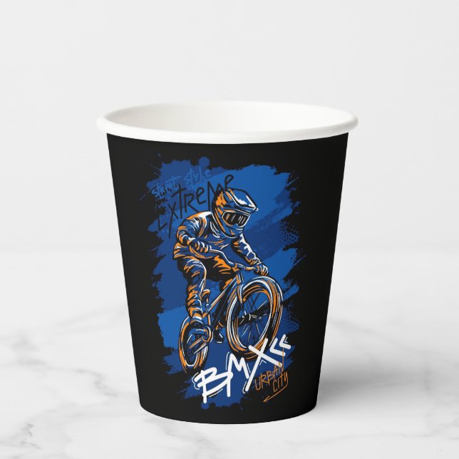 Vasos De Papel Bmx Bicycle Urban Graffiti streetwear  (Anverso)