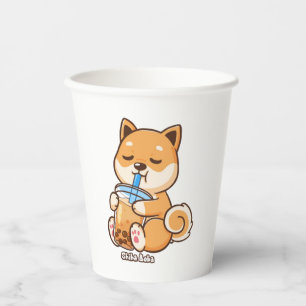 Vasos De Papel Boba Shiba Boba Shiba Boba
