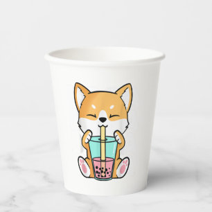 Vasos De Papel Boba Shiba Boba Shiba Boba Shiba 20
