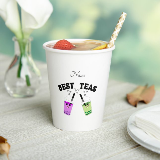 Vasos De Papel boba tea bubble tea tea baby (in situ)