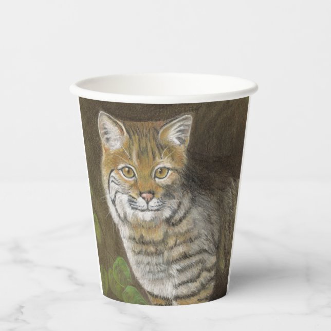 Vasos De Papel Bobcat (Anverso)