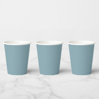 Vasos De Papel Boda azul