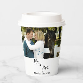 Vasos De Papel Boda con foto