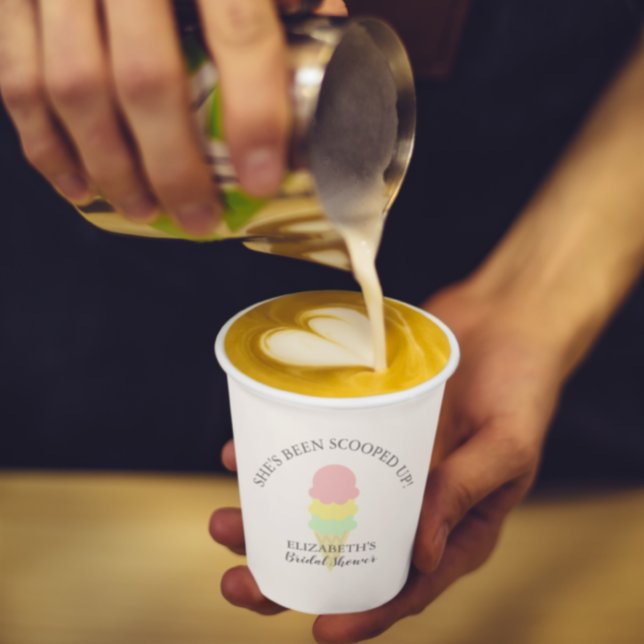 Vasos De Papel Boda con Helado Recogido (Subido por el creador)