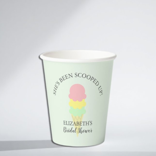 Vasos De Papel Boda con Helado Servido (Subido por el creador)