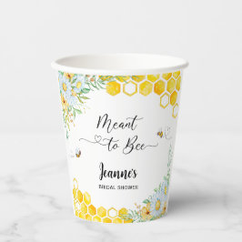 Vasos De Papel Boda de abeja destinada a ser