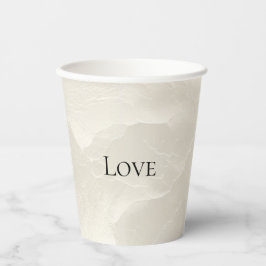 Vasos De Papel Boda de marfil Chic Pearl Glam