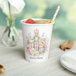 Vasos De Papel Boda de Navidad Cascanueces Pastel