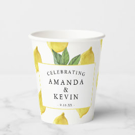 Vasos De Papel Boda de Summer Lemons