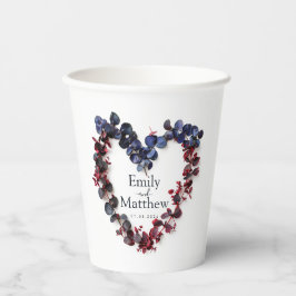 Vasos De Papel Boda Deep Woodland Romance