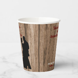 Vasos De Papel Boda del carpintero