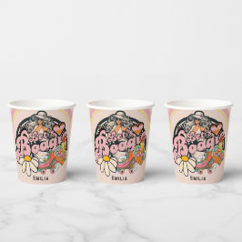 Vasos De Papel Boda Retro Boogie Disco Bailando Bachelorette