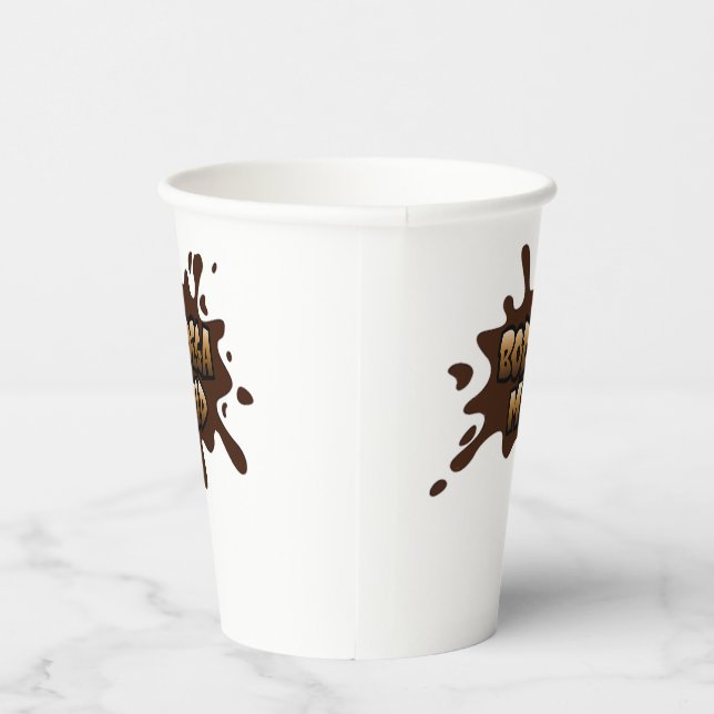 Vasos De Papel Bodega Mud Coffee Cup - Derrame de café (Derecha)