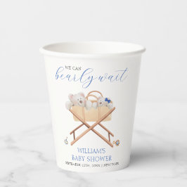 Vasos De Papel Boho Bassinet Toy Boy Baby Shower